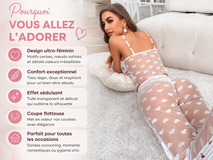 Pyjama Cherry Love™ | Sensuel, Léger & Irrésistible